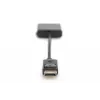 Cable adaptador DisplayPort Assmann. DP - DVI (24+5) M/H. 0,15 m con bloqueo. Compatible con DP 1.1. UL. bl. sin apantallamiento. 32AWG (AK-340409-001-S)