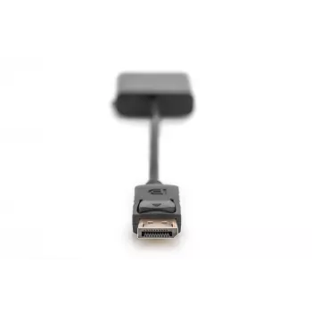 Cable adaptador DisplayPort Assmann. DP - DVI (24+5) M/H. 0,15 m con bloqueo. Compatible con DP 1.1. UL. bl. sin apantallamiento. 32AWG (AK-340409-001-S)