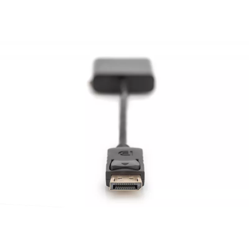 Cable adaptador DisplayPort Assmann. DP - DVI (24+5) M/H. 0,15 m con bloqueo. Compatible con DP 1.1. UL. bl. sin apantallamiento. 32AWG (AK-340409-001-S)