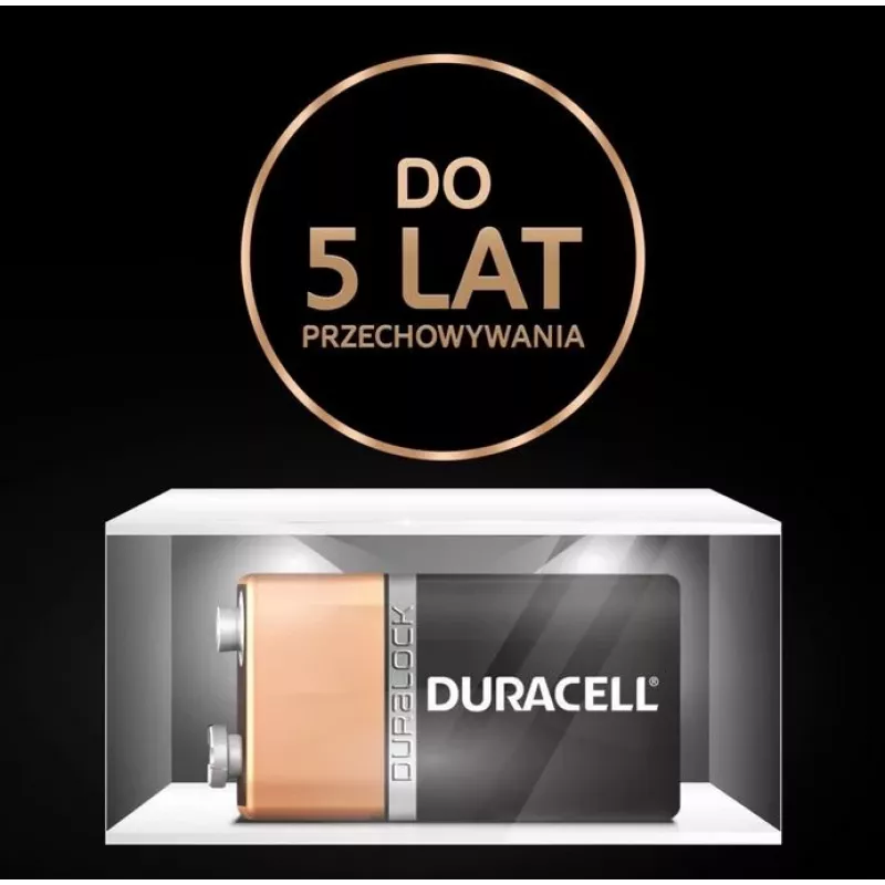 Pila Duracell 9V pack individual 9VDUR BT0009