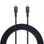 AUKEY CB-SCC241 USB-C Power Delivery PD 240W 5A 20V 1m nailon negro - D