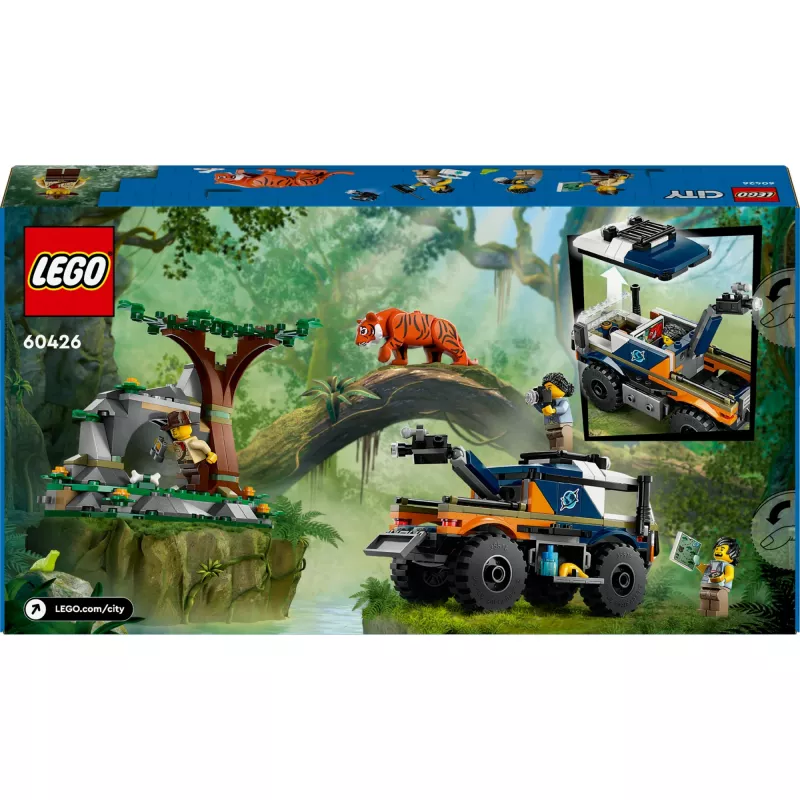 LEGO City 60426 Camión todoterreno de exploración de la jungla