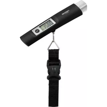 VOLTCRAFT VC-KS50 Báscula de equipaje rango de pesaje (máx.) 50 kg legibilidad 10 g negro, gris claro (VC-KS50)