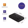 Qoltec 50310 Base de acoplamiento 2x SSD M.2 SATA NGFF USB Type-C