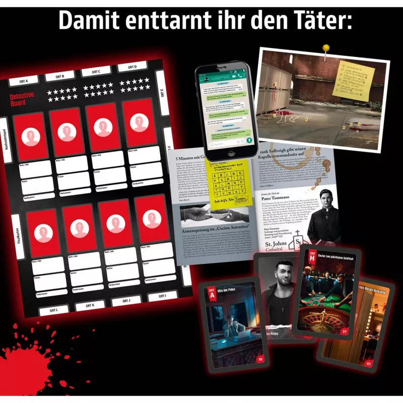 Masters of Crime: Vendetta, juego de mesa