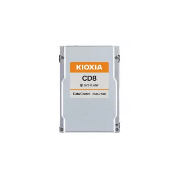 SSD 2,5 pulgadas Kioxia CD8-R — 3,84 TB NVMe PCIe 4.0 (x4), 7200/3800 MB/s, 2,5 pulgadas 15 mm, para servidor/estación de trabajo
