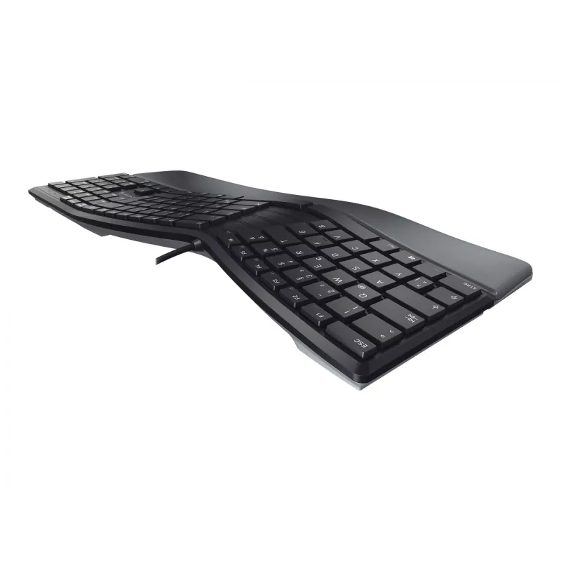 CHERRY KC 4500 ERGO Teclado Universal USB QWERTY Nórdico Negro