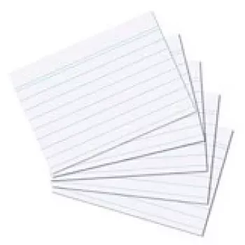 Ficha Herlitz 1150705 blanca 100 uds.