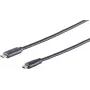Cable USB S/CONN 77144-3.0 USB 2.0 2 m USB C Mini-USB A negro