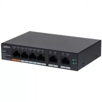 Dahua Technology DH-CS4006-4GT-60 switch de red gestionado L2 Gigabit Ethernet (10/100/1000) Power over Ethernet (PoE) negro
