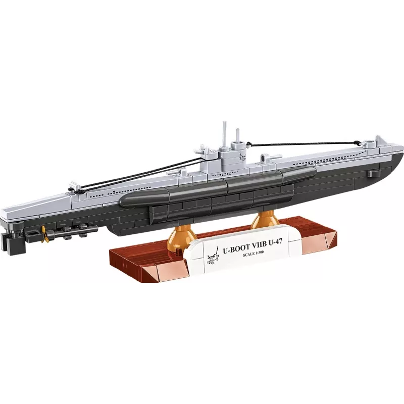 Modelo a escala de submarino Cobi U-47 T.VIIB 1:300 kit, marca Cobi, modelo 4858