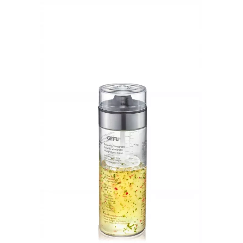 GEFU MIX G-14491 coctelera de aliños de vidrio, 500 ml