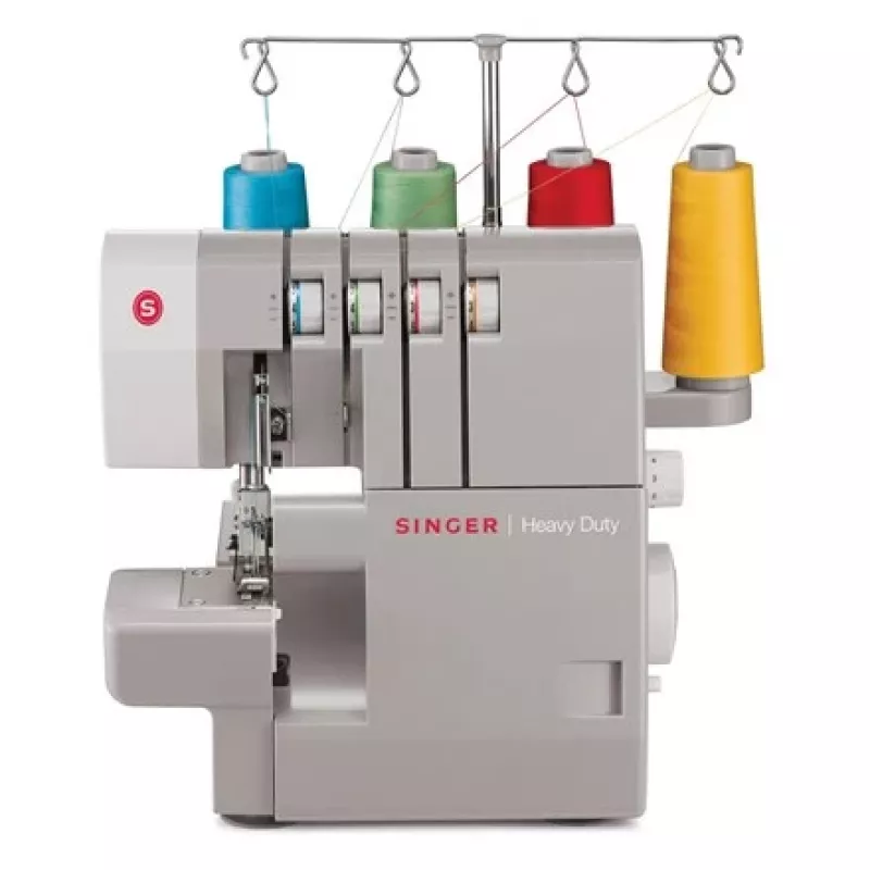 Máquina de coser overlock SINGER 14HD854 Heavy Duty eléctrica 120 W gris