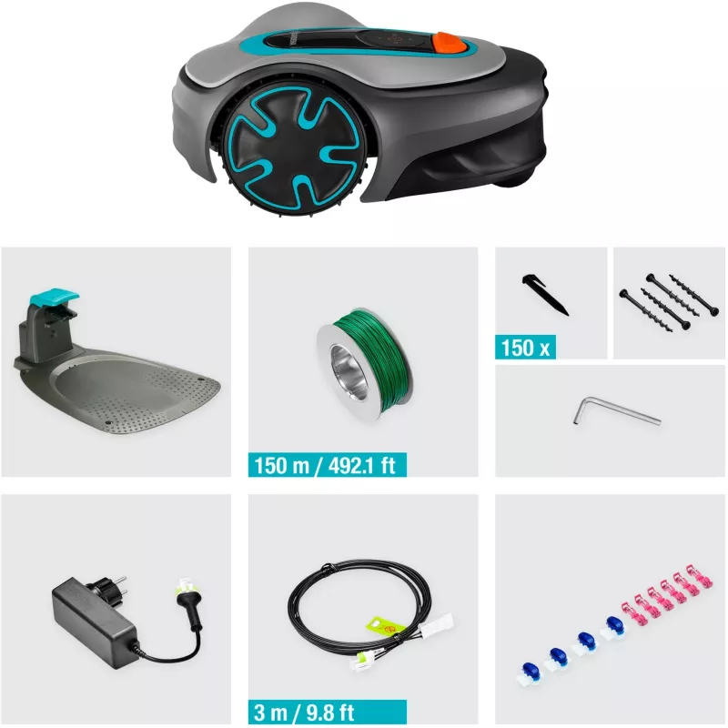 Robot cortacésped Gardena SILENO minimo