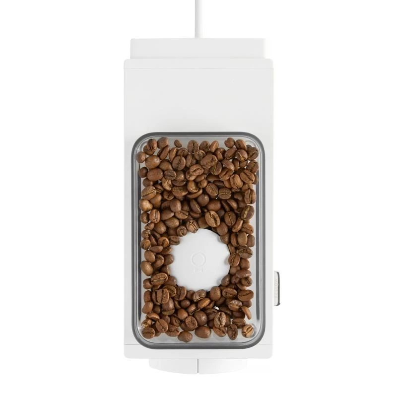 Molinillo de café eléctrico Fellow Ode Gen 2 — 140 W, muelas de acero inoxidable, capacidad 100 g, blanco