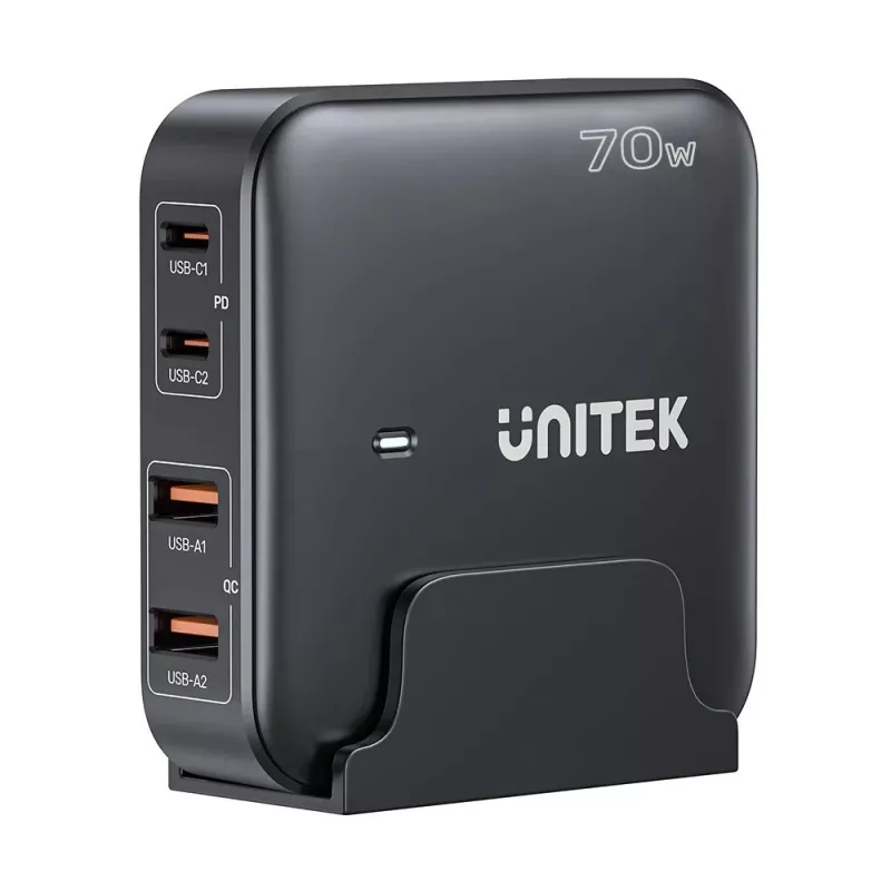 Cargador para dispositivos móviles UNITEK P1228ABK01-EU universal negro AC carga rápida