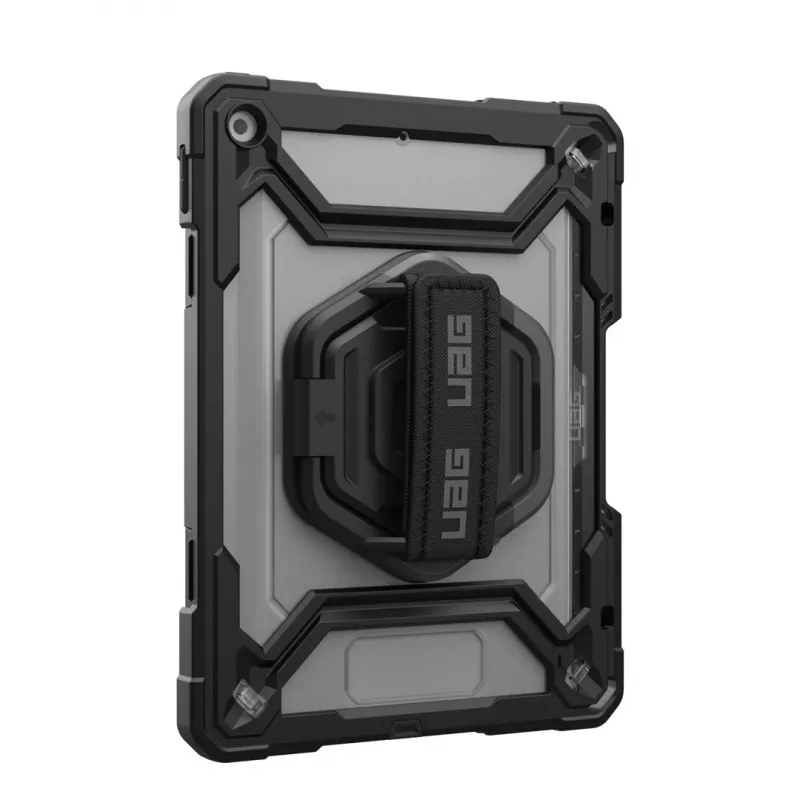 Urban Armor Gear Plasma Healthcare 124470114340 funda para tablet Apple iPad 10.9 (10.ª gen.) / 11 (A16), 27,7 cm (10,9"), bumper, soporte, correa de mano, ice/negra