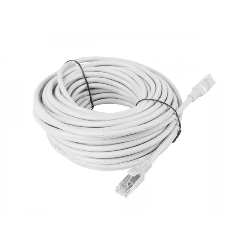 LANBERG Cable de red Cat5e U/UTP RJ-45 PCU5-10CC-1500-S, 15 m, Gris, CCA, 26 AWG, 100 MHz