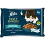 FELIX Tasty Shreds con salmón y atún - 4x 80g