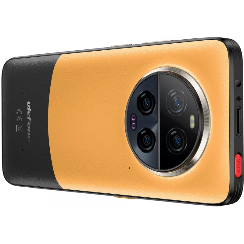 Smartphone robusto UleFone Armor 23 Ultra 5G – 12 GB RAM, 512 GB almacenamiento, naranja
