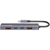 Canyon DS-18 - Hub USB-C - 5 puertos - 1x USB-C 5V DC carga - 2x USB-C - 10 Gbit/s - 2x USB 3.2