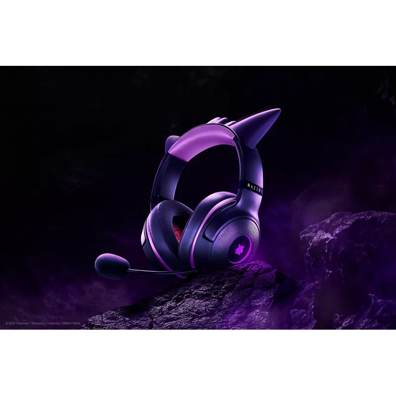 Razer Kraken Kitty V2 - Pokemon Gengar Ed. Auriculares con cable diadema Gaming USB Type-A Rosa