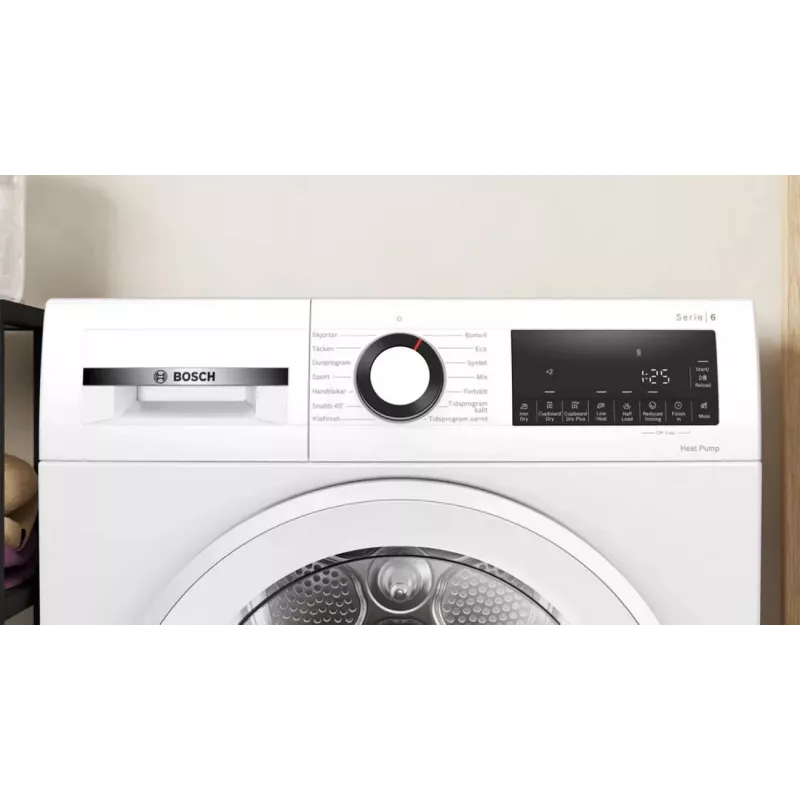 Bosch WQG2320LSN Secadora con bomba de calor 8 kg blanco