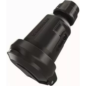 Mennekes conector hembra SCHUKO negro 15807116A 2p+PE IP54 (158071)