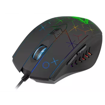 Tracer GAMEZONE XO - Ratón - USB - Óptico - 6 botones - Negro