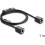 Cable de conexión de red DELOCK RJ45 Cat.6 F/UTP 1 m con interruptor integrado (BUBU)