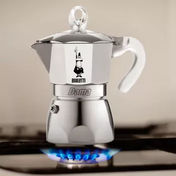 Cafetera BIALETTI Dama Pure Ice 3TZ 0002273 – cafetera espresso para fogones, capacidad 3 tazas