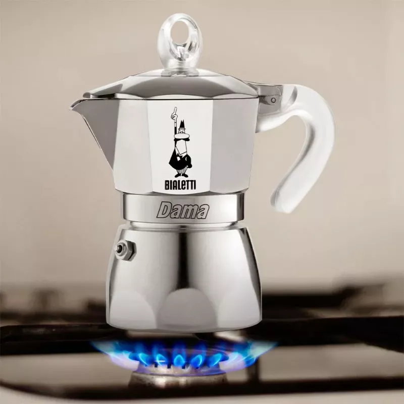 Cafetera BIALETTI Dama Pure Ice 3TZ 0002273 – cafetera espresso para fogones, capacidad 3 tazas
