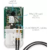 Cable coaxial MikroTik ACSMAUFL conector hembra SMA recto de 1 m negro