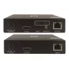 Kit extensor Eaton Tripp Lite Series USB-C a HDMI sobre Cat6 con soporte KVM, 4K 60Hz, 4:4:4, transmisor/receptor, USB, PoC, HDCP 2.2, hasta 70 m, TAA - extensión para vídeo