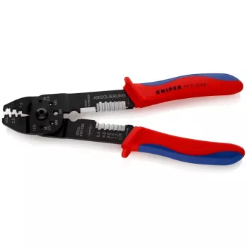 Knipex 97 21 215 B herramienta de crimpar negro, azul, rojo