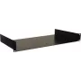 Bandeja de montaje para rack Omnitronic 30100916 1U, negra, acero 19 pulgadas
