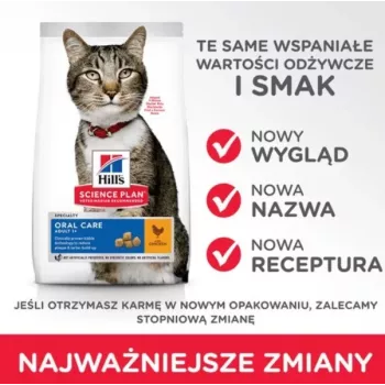 HILL'S SP Adult Oral Care Chicken - pienso para gatos - 1,5 kg