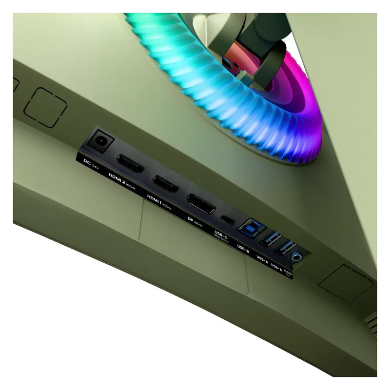 Monitor de ordenador curvo Arozzi Nova 49 pulgadas (124,5 cm) Dual QHD 5120×1440 LED VA, 4 ms, Verde