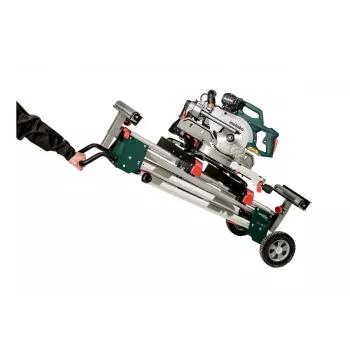 Soporte para sierras de ingletear y tronzar Metabo 629006000 verde acero inoxidable 4 patas