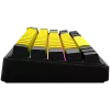 Teclado gaming mecánico LORGAR KBP70MW 65% negro amarillo distribución EN