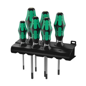 Wera 367/6 TORX BO - Juego de destornilladores - 6 piezas - aislados (05138250001)