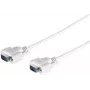 Cable serie ShiverPeaks 9 pines Sub-D (DB9) 2,0 m, macho a macho