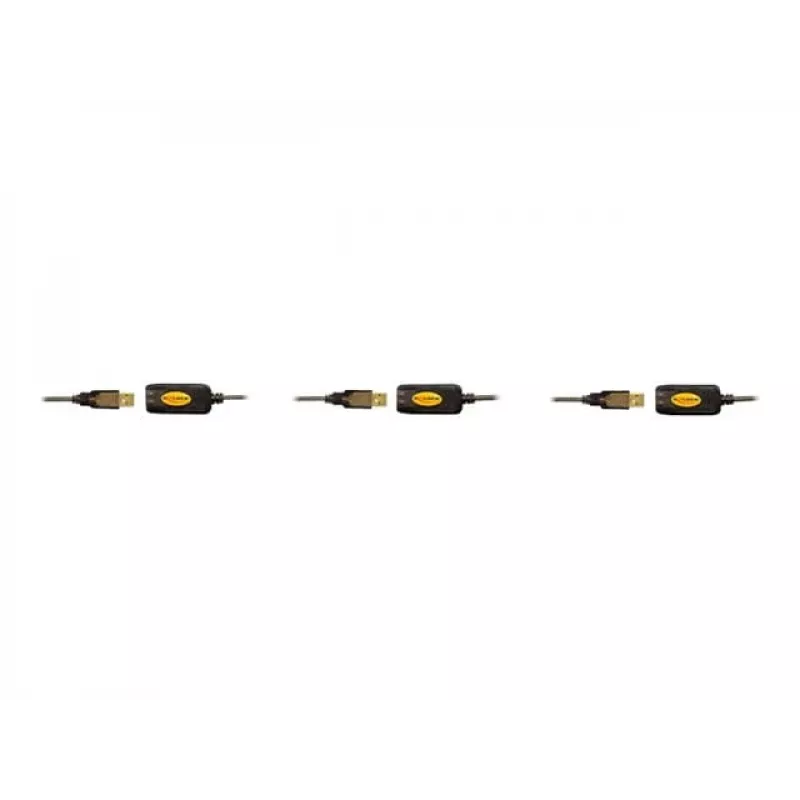 Cable USB DeLOCK 82446 USB 2.0 10 m Negro