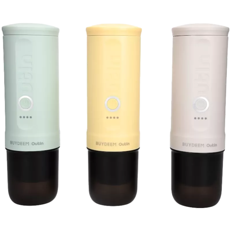 Cafetera espresso BUYDEEM Nano, modelo OTEM-01, color Mellow Yellow