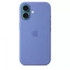 Funda de silicona para iPhone 16 con MagSafe - periwinkle
