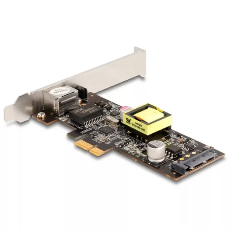 Tarjeta de red DeLOCK 88506 PCI Express x1, 1 x RJ45 2,5 Gigabit LAN PoE+