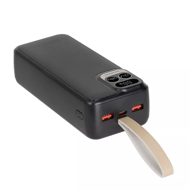 Rivacase VA2585 Batería externa 30000 mAh 20W, negro