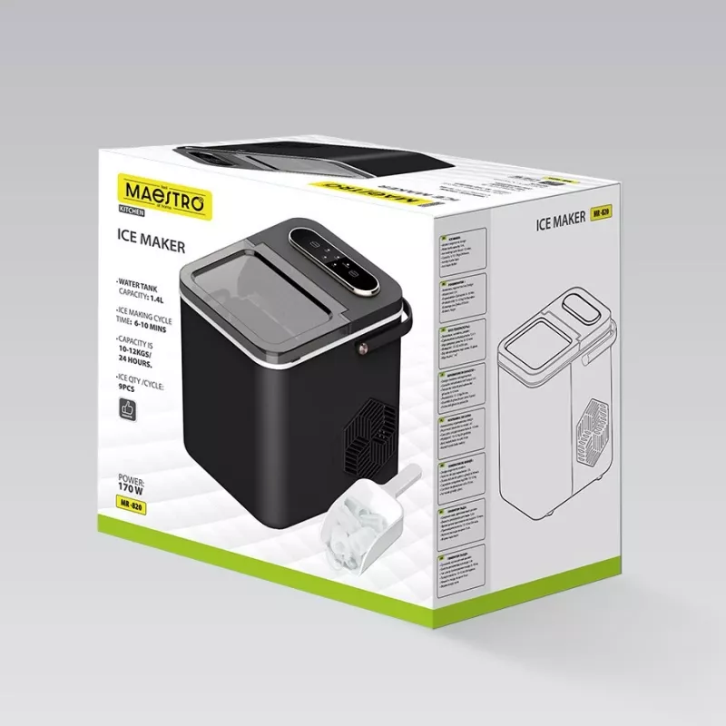 Máquina de hielo Maestro MR-820 — máquina de cubitos de hielo de sobremesa, modelo MR-820