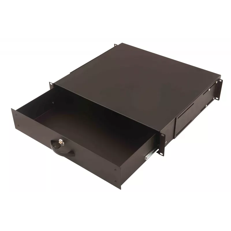 Cajón con soporte para teclado y almacenamiento de documentos Digitus DN-19 KEY-2U-SW
