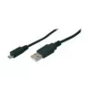 Cable de conexión Assmann USB 2.0 Type-A - Micro B M/M 3,0 m compatible con USB 2.0 UL negro (AK-300110-030-S)